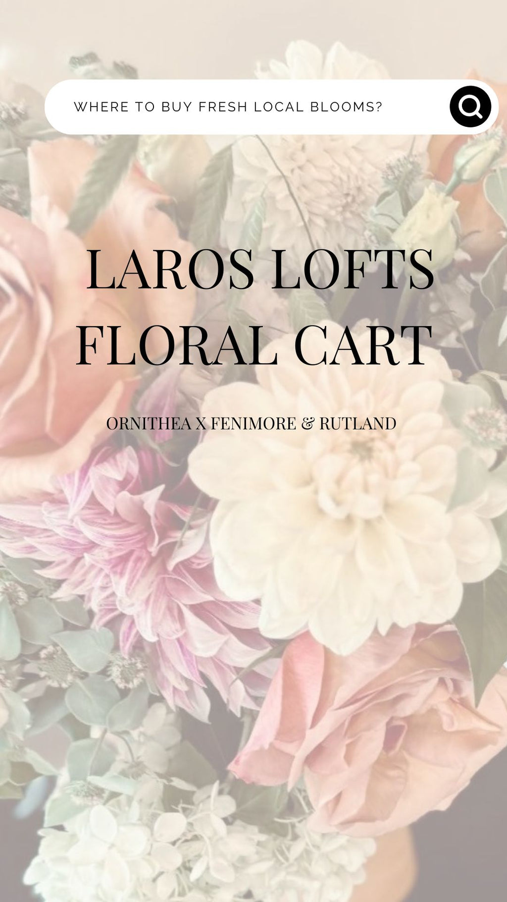 LAROS LOFTS FLOWER CART