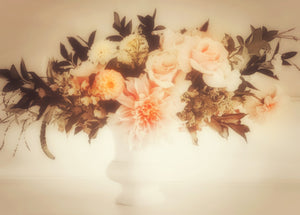 a bunch of flowers are in a vase 